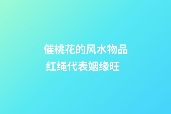 催桃花的风水物品 红绳代表姻缘旺